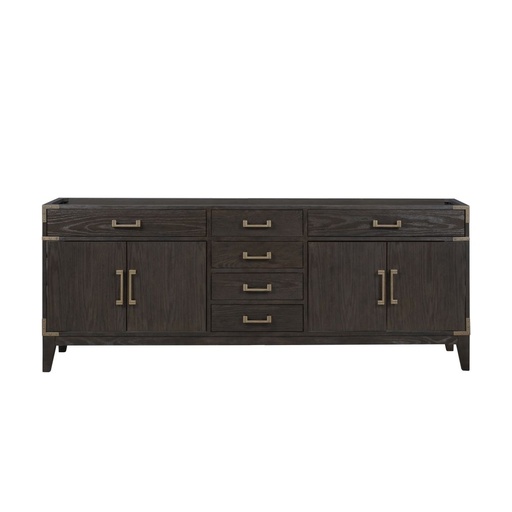 [LVL84DK000] Laurel 84 in W x 22 in. D Brown Oak Double Bath Vanity