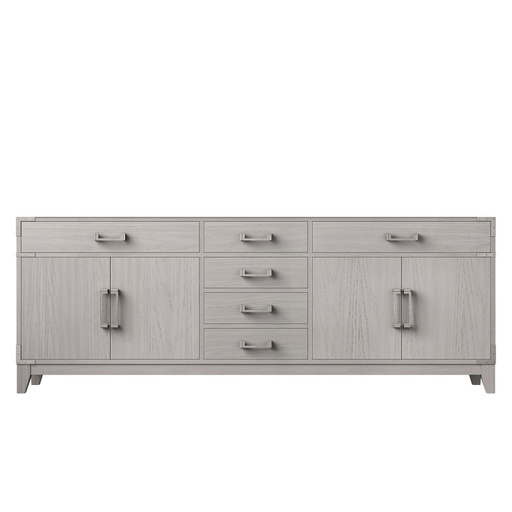 [LVL84DM000] Laurel 84 in W x 22 in. D White Oak Double Bath Vanity