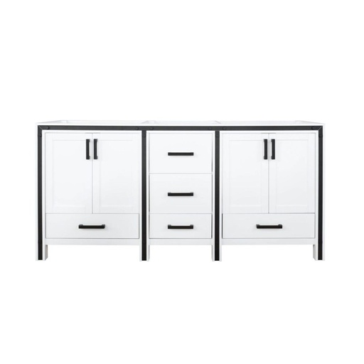 [LVZV72DA000] Ziva 72 in W x 22 in. D White Double Bath Vanity
