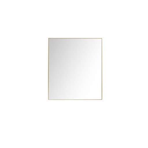 [LMSS3636BG] Abbey 36 in W x 36 in H Brushed Gold Mirror