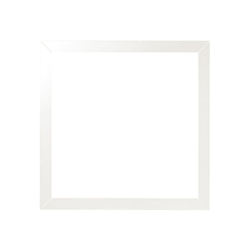 [LMC3636WH] Castor 36 in W x 36 in H White Mirror