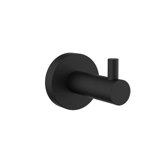 [LRH16152MB] Bagno Nera Stainless Steel Robe Hook in Matte Black