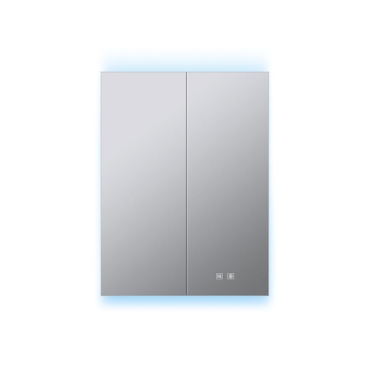 [LLMCCO2432] Corsica 24 in W x 32 in H Surface-Mount LED Mirror Medicine Cabinet with Defogger