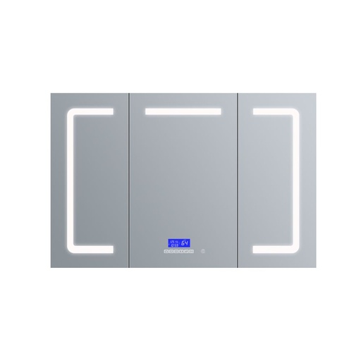 [LL4832LEDMC] Lesina 48 in. W x 32 in. H Surface-Mount LED Mirror Medicine Cabinet with Defogger