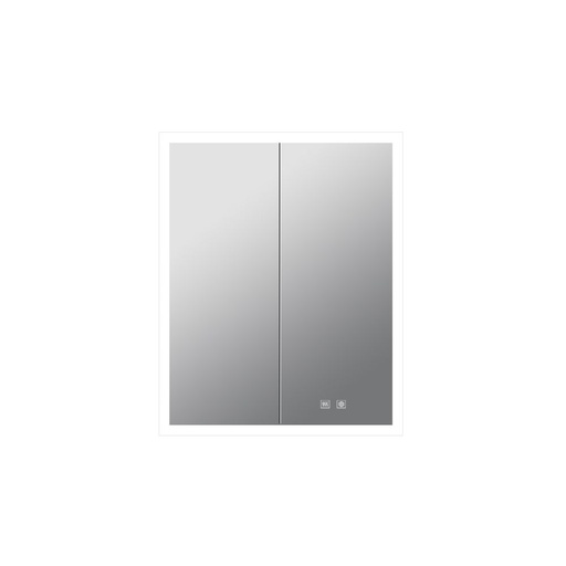 [LLMCME2432] Mesa 24 in W x 32 in H Surface-Mount LED Mirror Medicine Cabinet with Defogger