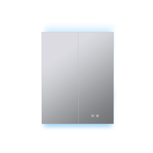 [LLMCCO2428] Corsica 24 in W x 28 in H Surface-Mount LED Mirror Medicine Cabinet with Defogger